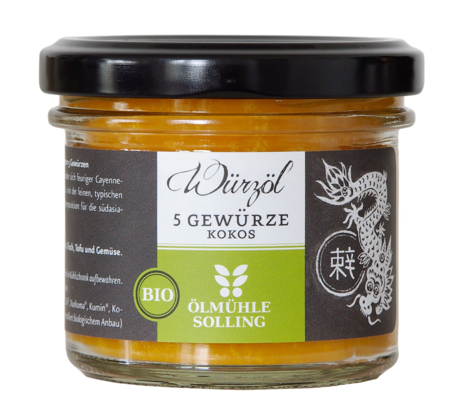 Ölmühle SollingKokoswürzöl Chinese 5 Spices (Spicy) (Pack of 2X 100 g)