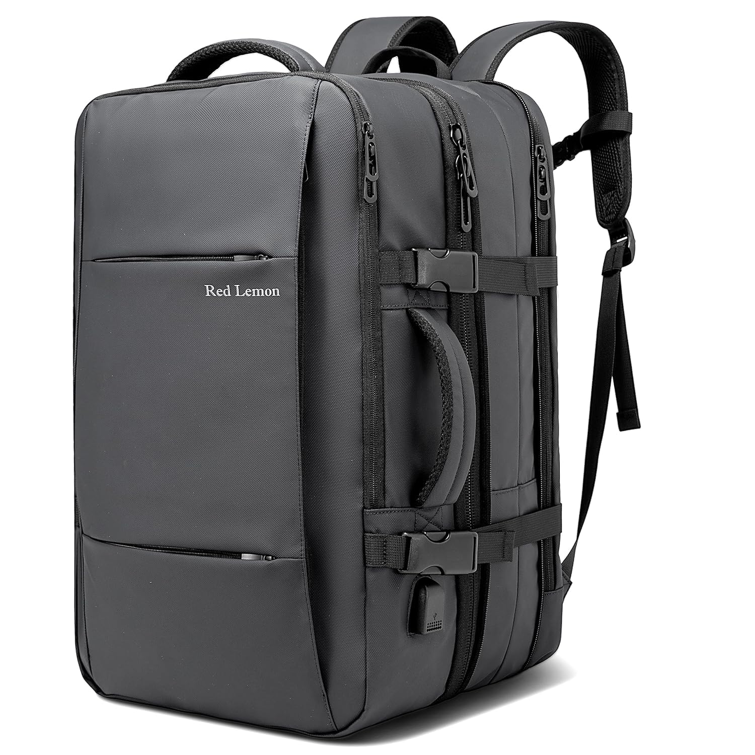 Titan Ultrafit Plus Bange Series 15.6-inch Laptop Bags Backpacks for Men and Women 45L Outdoor and Camping 3in1 Office Bags,Travelling,Backpack (With Bottle Holder) - Grey-picture-54