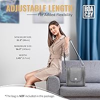 Vista 5 de BOACAY Correa ancha de repuesto para bolso cruzado, mensajero, bolsa de hombro