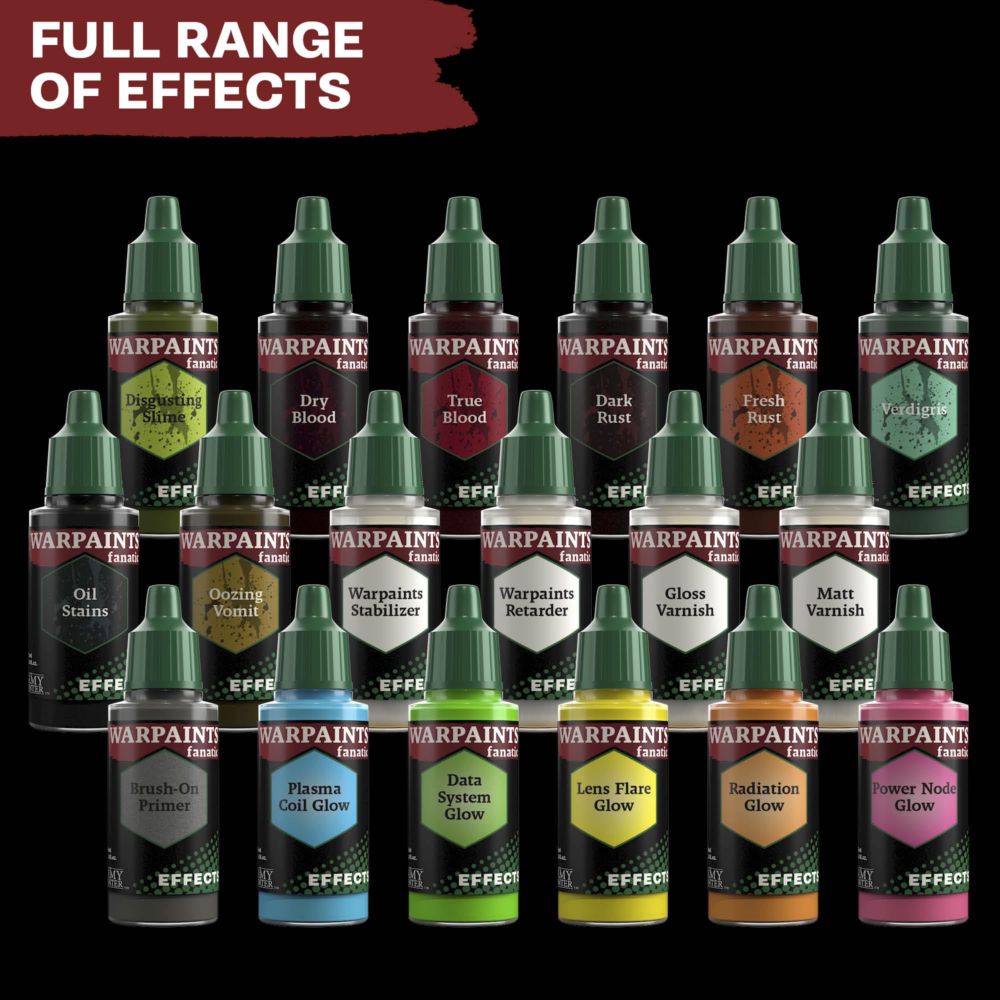 The Army Painter Warpaint Fanatics Gloss Varnish Effects Miniature Hobby Painting with Fanatics Warpaint, Quality Paint for Miniature Wargaming