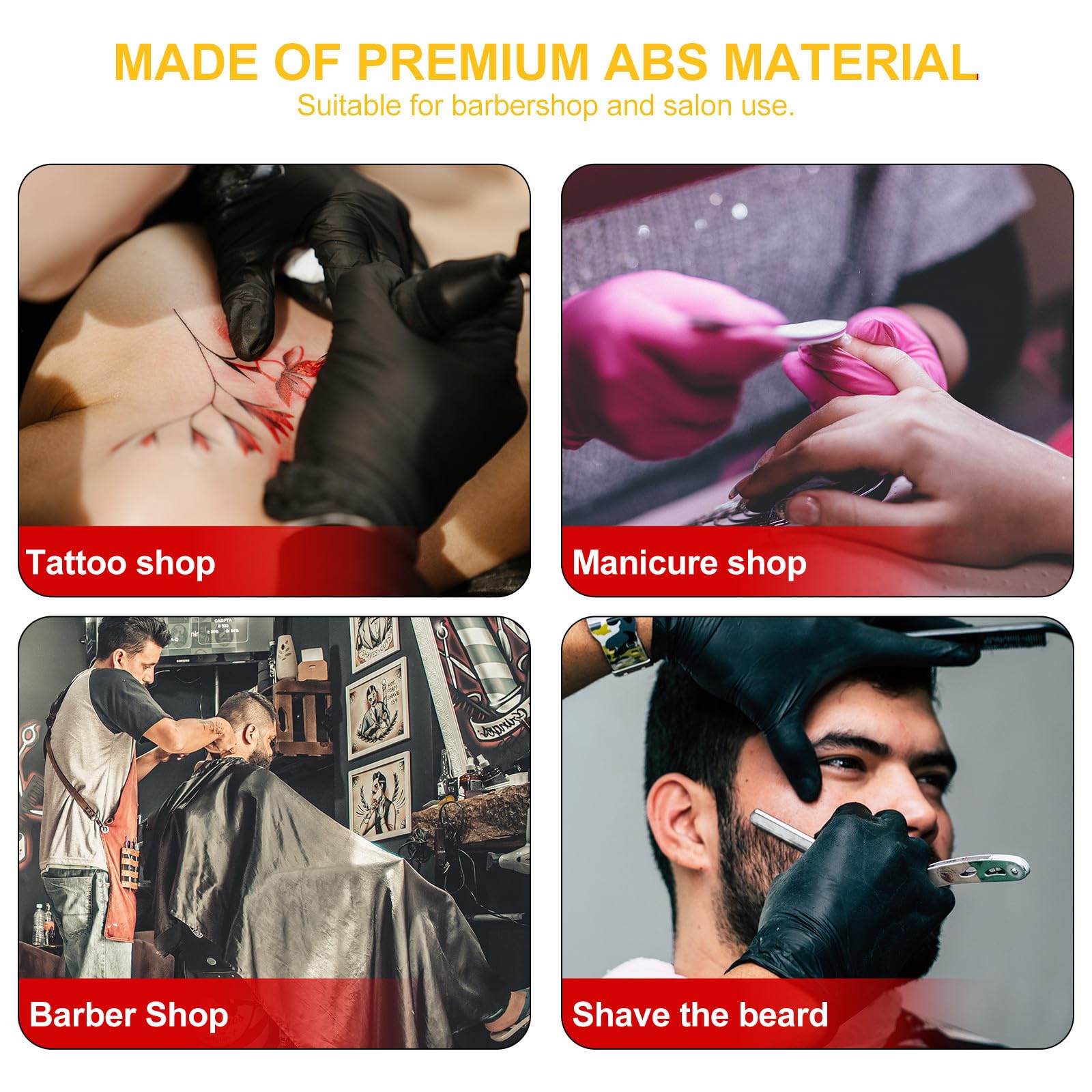 Scatola Porta Lame Usate in Plastica Abs Gialla per Smaltimento Sicuro