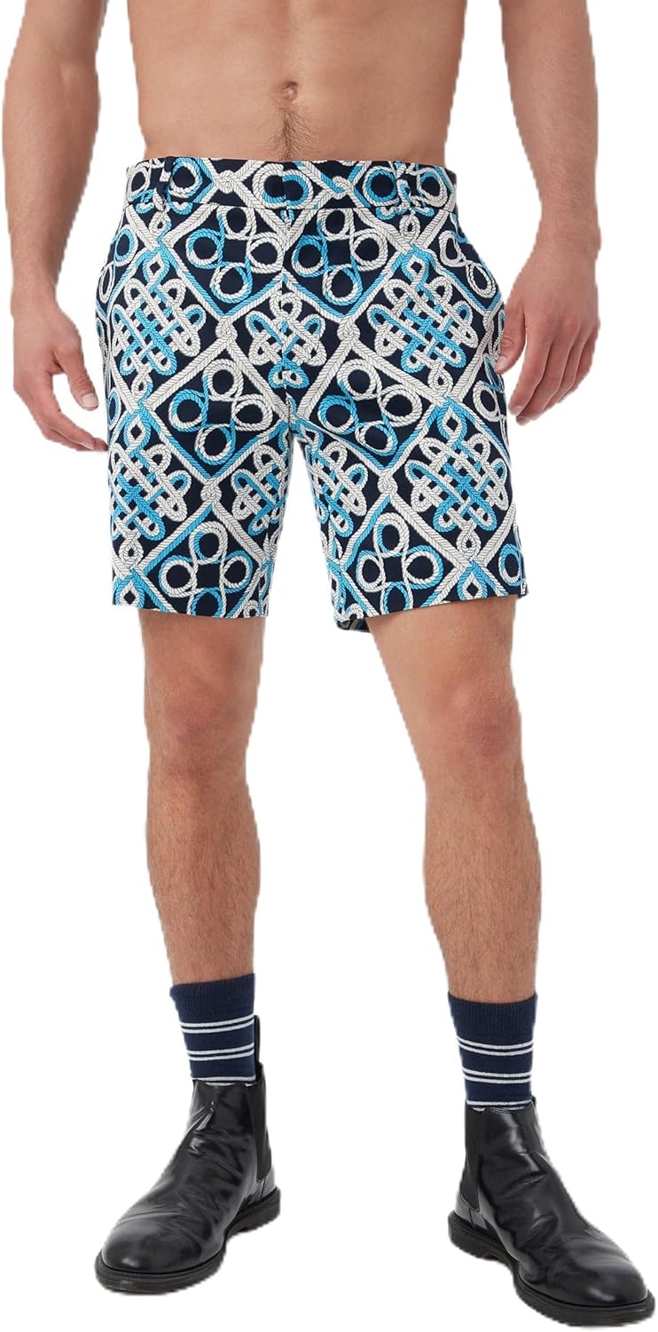Mr Turk Men's Slim Fit Printed Shorts