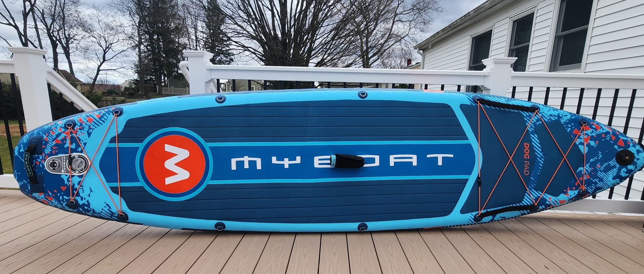 28/mo Finance MYBOAT 11'6"×34"×6" Extra Wide Inflatable Paddle Board