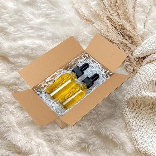 Miniatura 43 de CRUGLA Cajas de envío de 9 x 6 x 4 para pequeñas empresas, caja de embalaje de cartón corrugado, 25 paquetes Marrón,Blanco