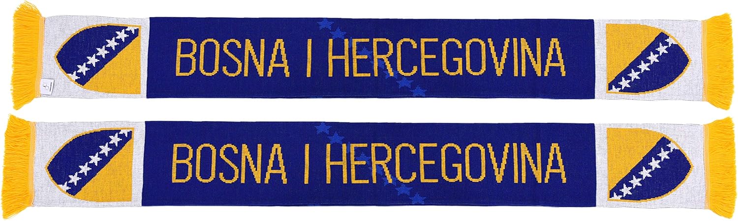 Bosnia and Herzegovina Soccer Knit Scarf - Image 3