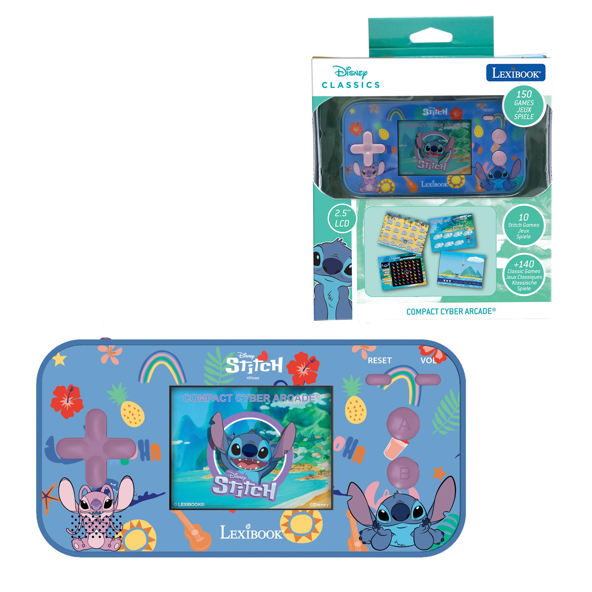 Amazon.com: Lexibook - Disney Stitch - Compact Portable Cyber