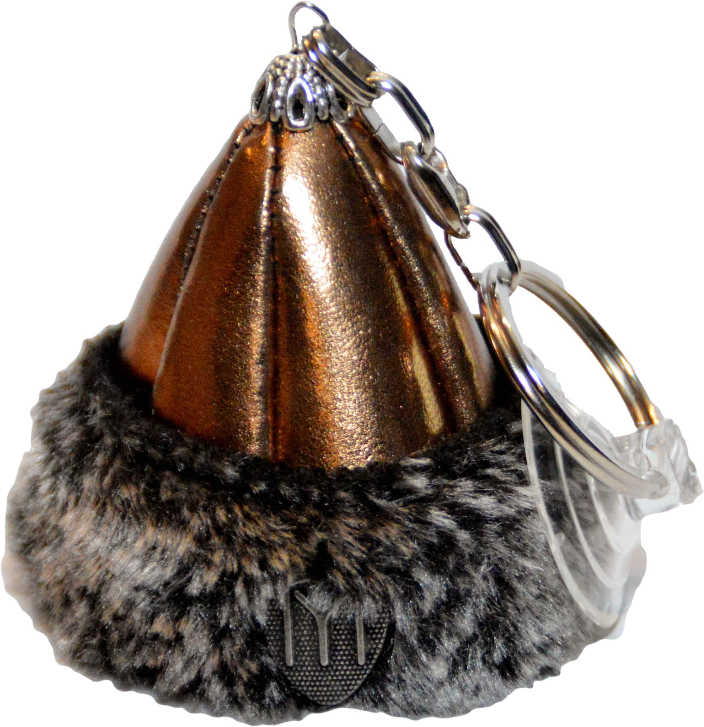 IYIKayi Ertugrul Bey Alp Hat Keyrings with Suction Cup Ideal Car Hanger (Bronze)