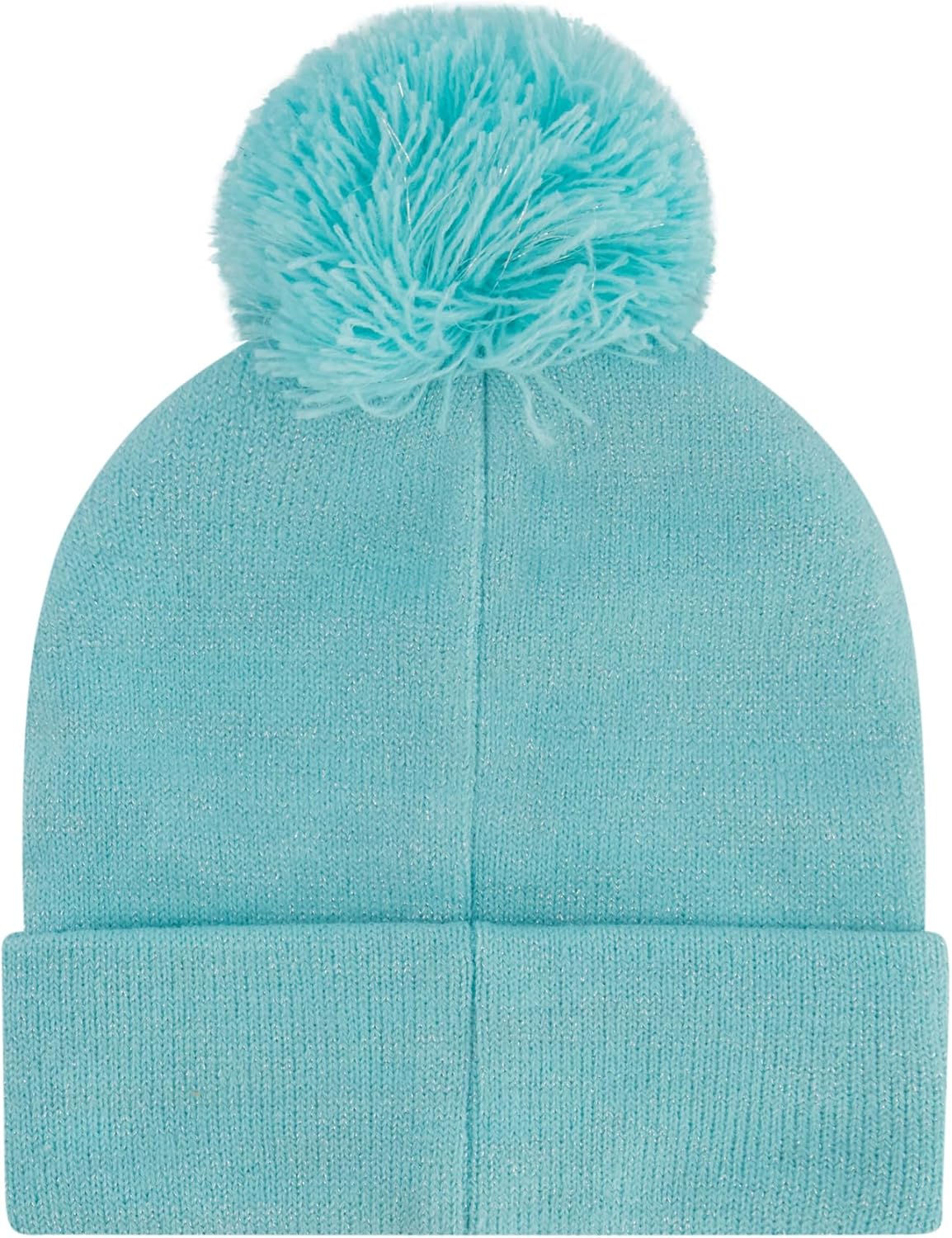 Peppa Pig Kids Beanie Hat and Gloves Set, Toddler Cuffed Winter Knit Cap with Pom and Matching Mittens, Teal Blue, One Size - Image 3