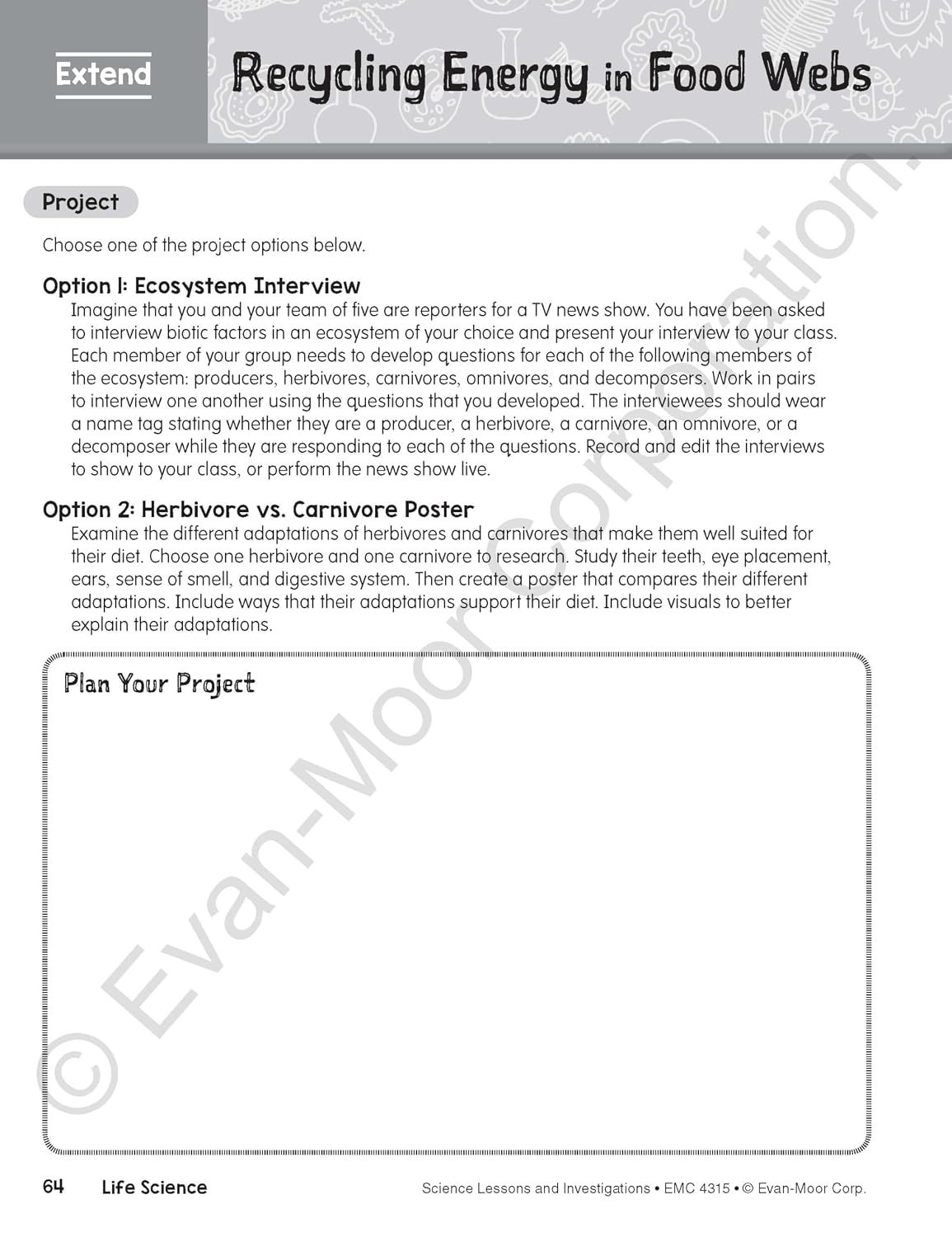 Evan-Moor Science Lessons and Investigations, Grade 5, Homeschool and Classroom Teaching Resource Workbook, Reproducible Worksheets, Observe, Analyze, Investigate, Model, Apply, Life, Earth, Physical