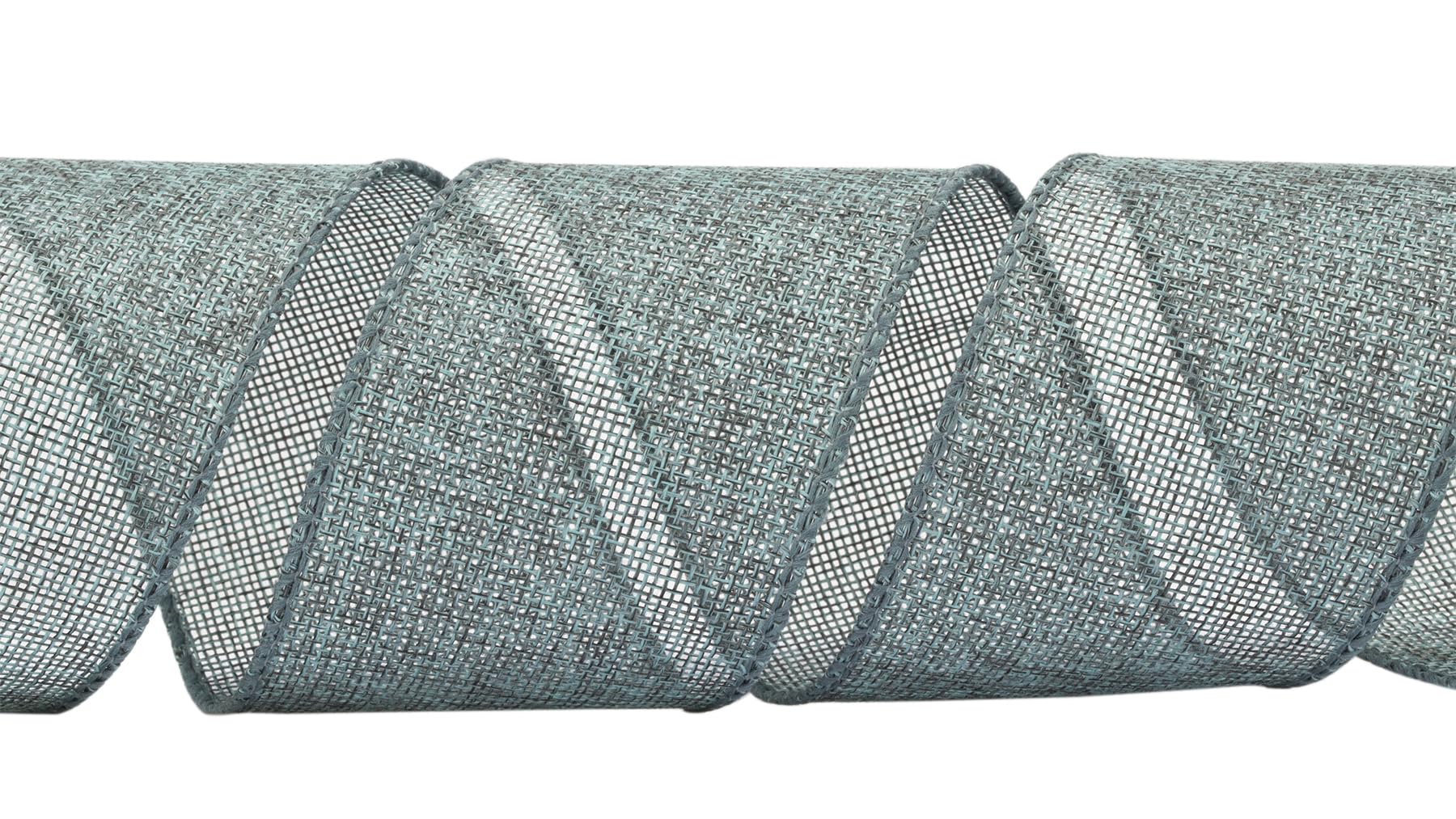 Zofrud Teal Burlap Ribbon - 64mm x 9M - Image 2