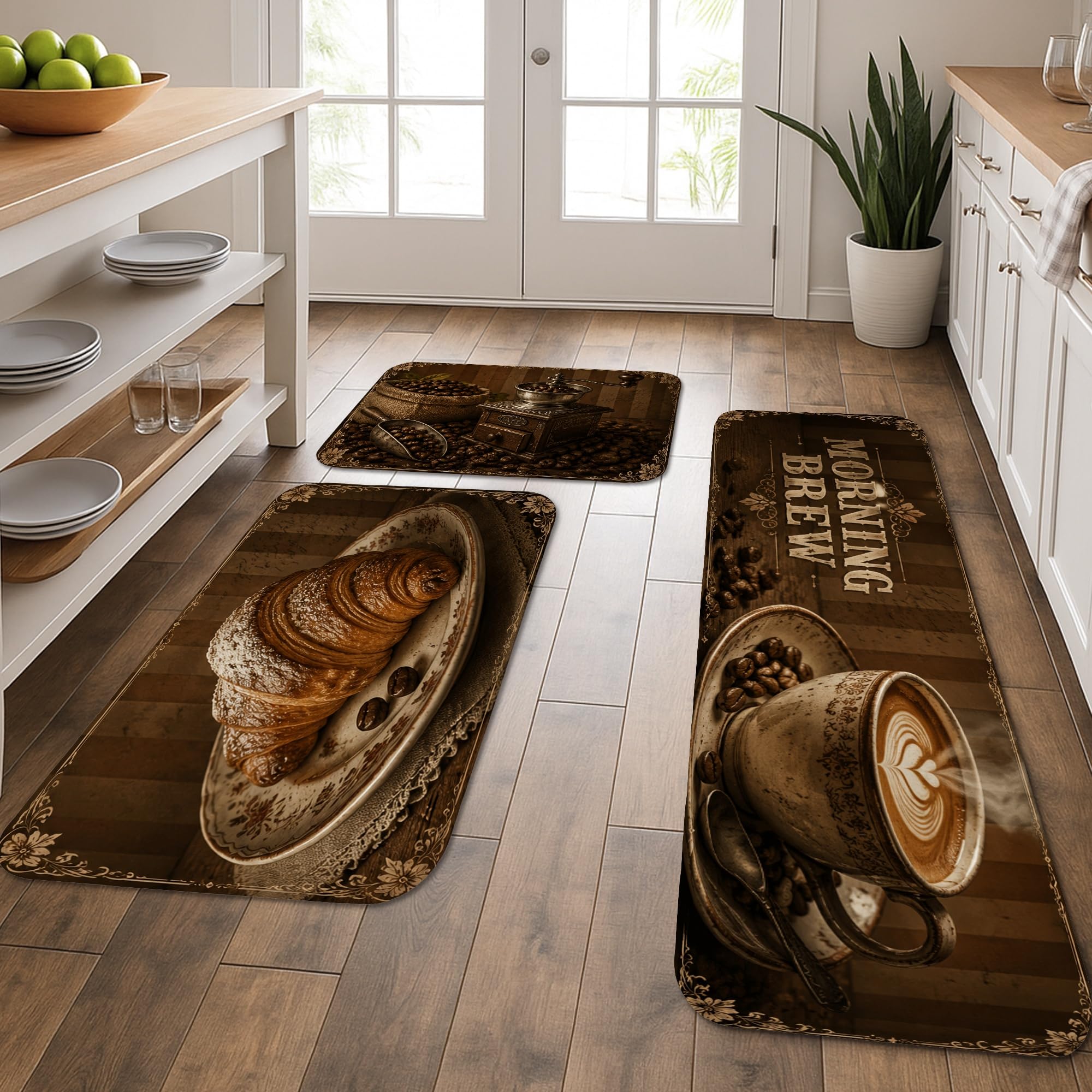 Tapis de cuisine lavable pour sol pour protéger l'évier sans effort