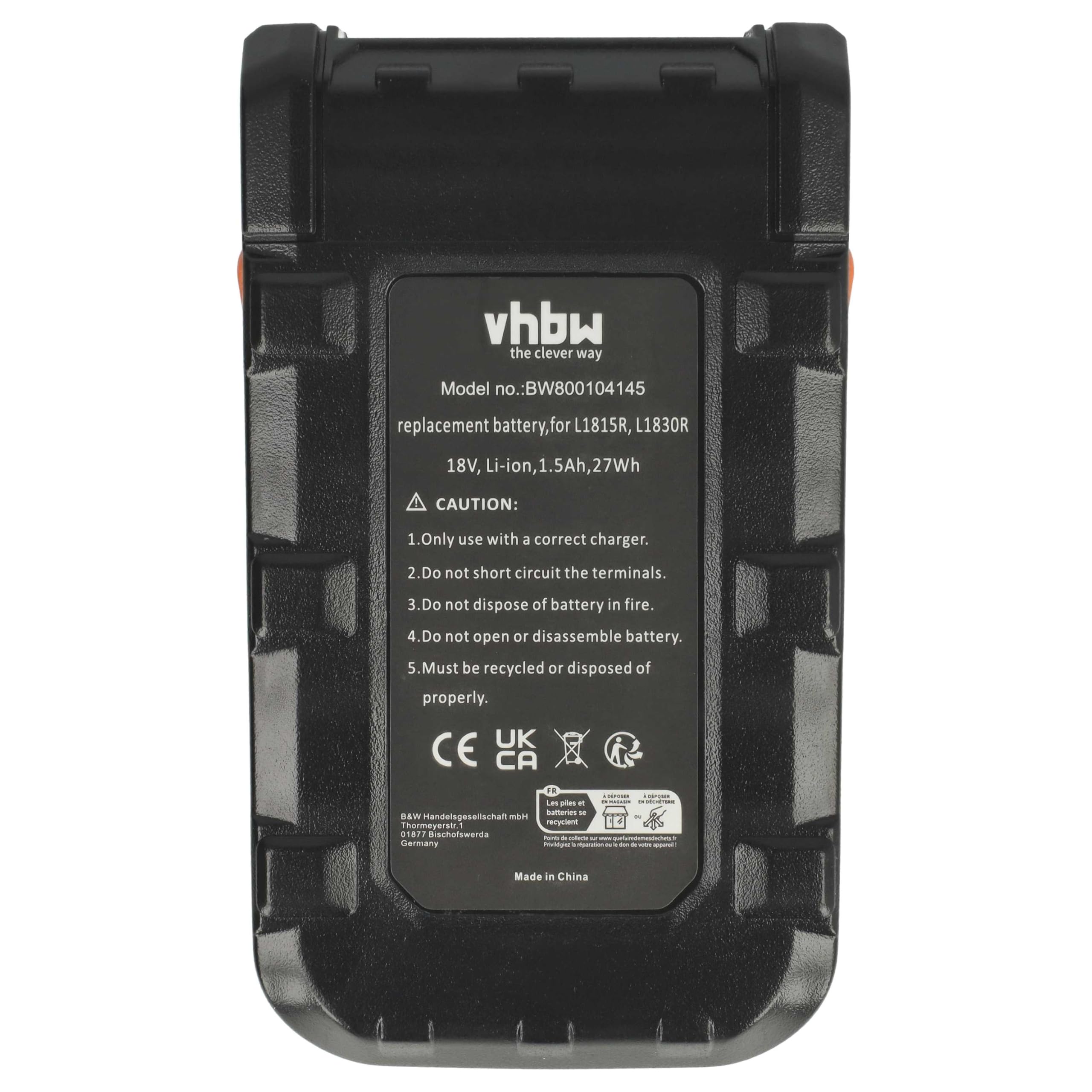 vhbw Batterie Compatible avec AEG BSB 18