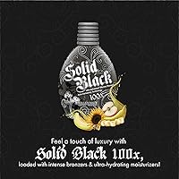 Vista 6 de Millenium Tanning, Loción bronceadora para cama solar, New Solid Black, 100 x, 13.5 onzas