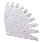 Makartt Nail File: Professional Nail Files, 100/180 Grit Emery Boards for Nails, 10 Pcs Zebra Doubled Sides Coarse Fingernail Filer for Acrylic and Extension Gel Removal Manicure Kit Salon Home Use