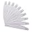 Makartt Nail File: Professional Nail Files, 100/180 Grit Emery Boards for Nails, 10 Pcs Zebra Doubled Sides Coarse Fingernail Filer for Acrylic and Extension Gel Removal Manicure Kit Salon Home Use