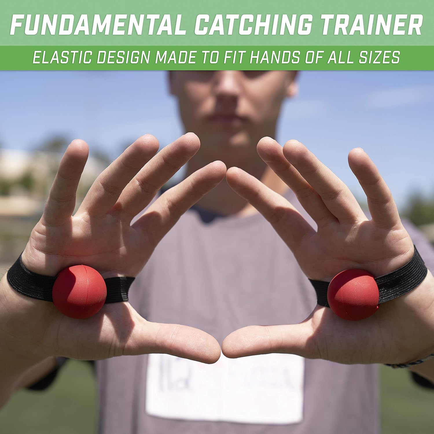 GoSports Perfect Catch Football Receiver Trainers - Teach Fundamentals and Proper Catching Technique : Sports & Outdoors