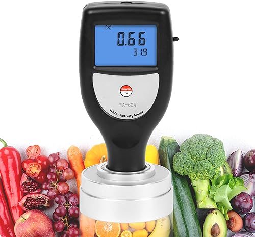 Medidor de actividad de agua inteligente para comida, medidor de actividad de agua para alimentos como carne seca, granos, fruta, verdura y
