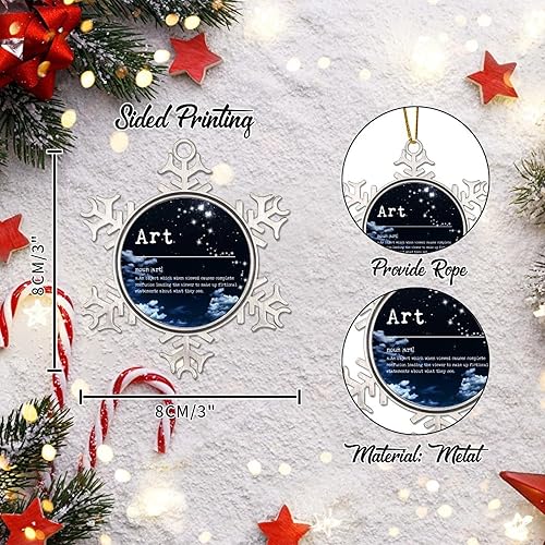Miniatura 9 de Metal Christmas Ornaments Y'all Definition Ornament Y'all Noun Definition Metal Snowflake Christmas Ornaments Keepsake Dictionary Meaning Typography