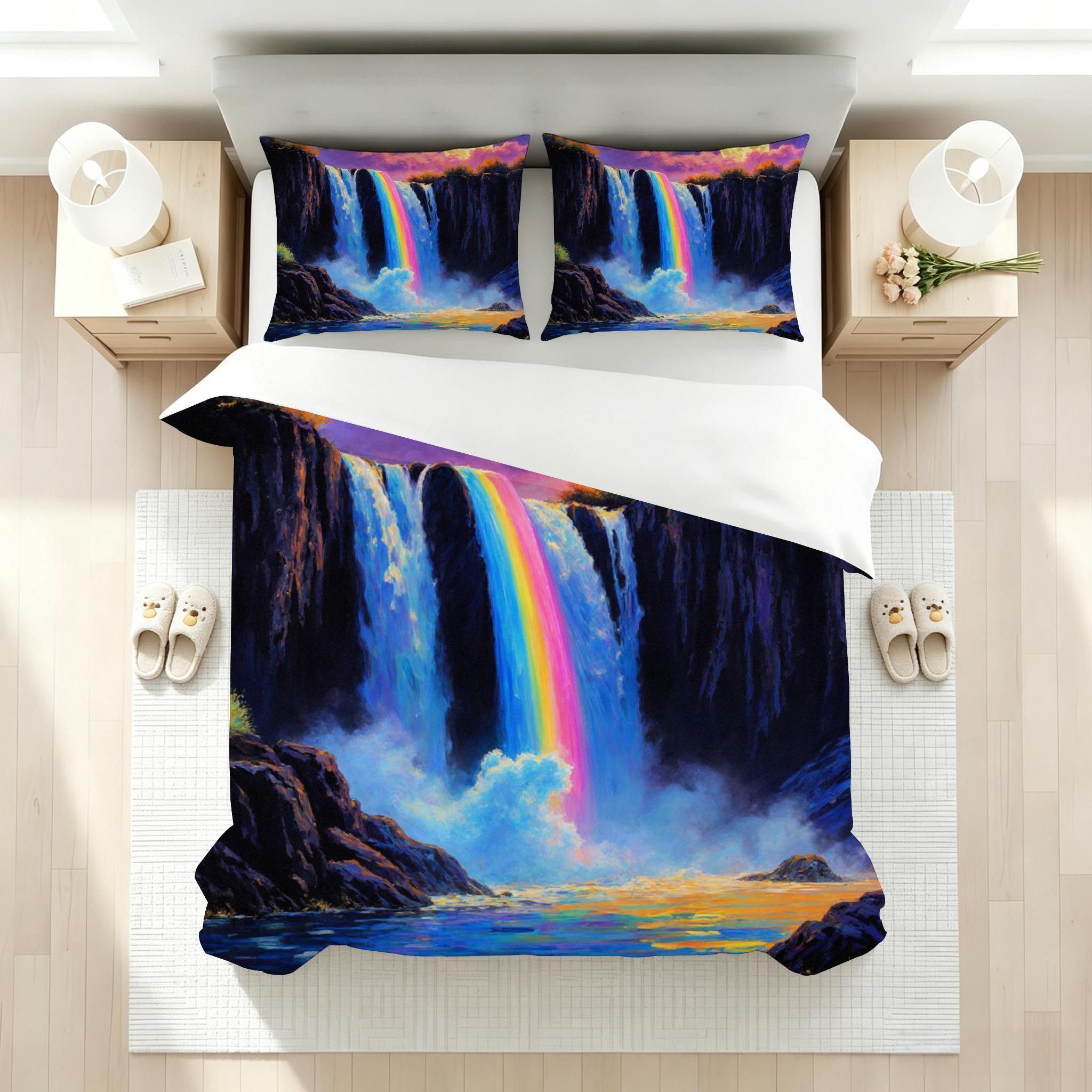 Funda Nórdica Cama 180, 240x260 cm Cascada Blanca, AQ2202