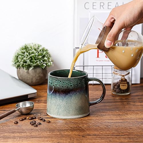 Miniatura 3 de Garnome Tazas grandes de café de cerámica, 20 onzas, hechas a mano, tazas de té grandes con asa para oficina y hogar, aptas para lavavajillas y