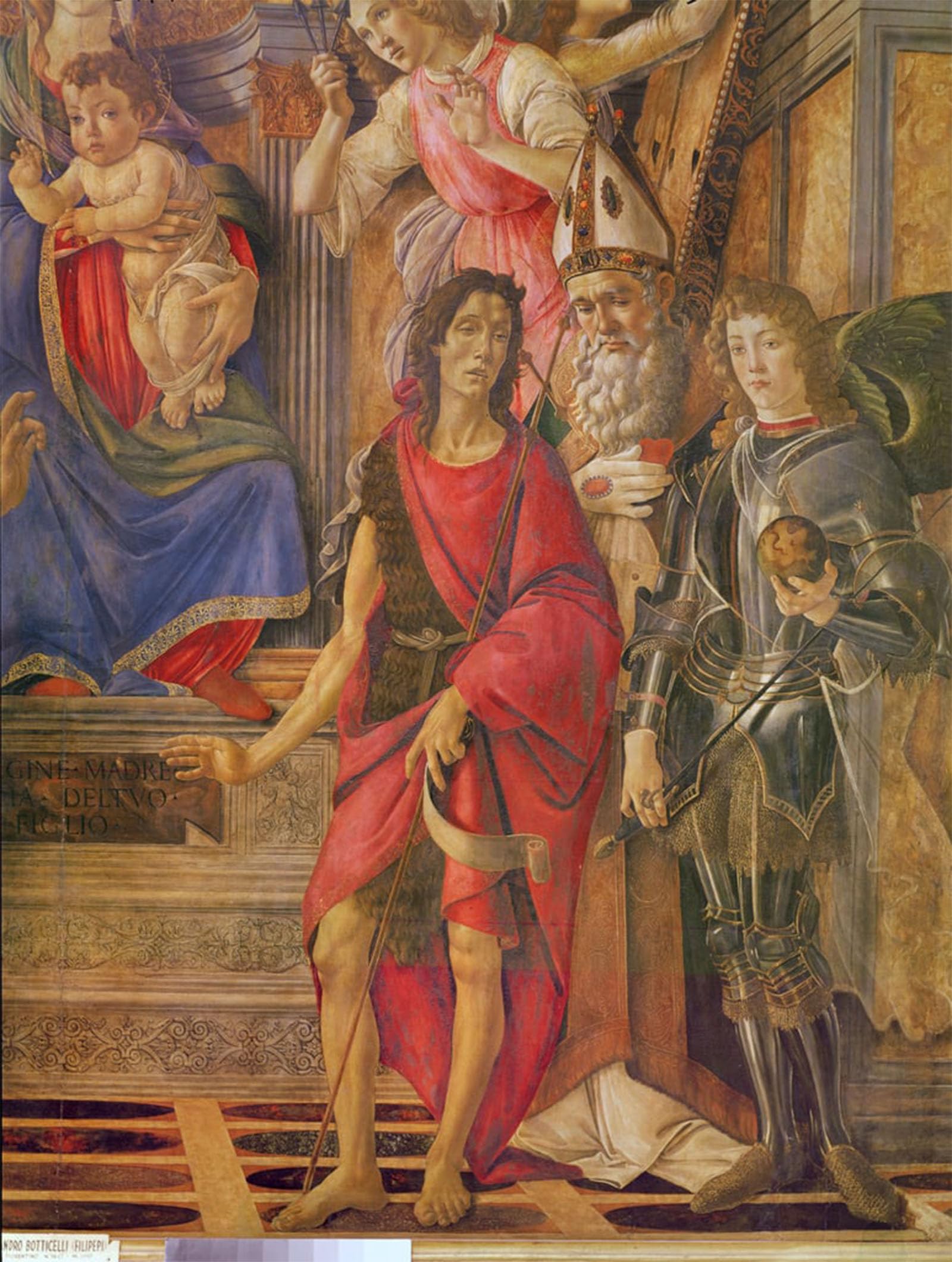 SERENDIPITP Vintage Wall Art Canvas Nordic Poster Canvas Print Picture The altarpiece of saint barnabas by Sandro Botticelli Wall Art Poster for Home Decor 60x90cm