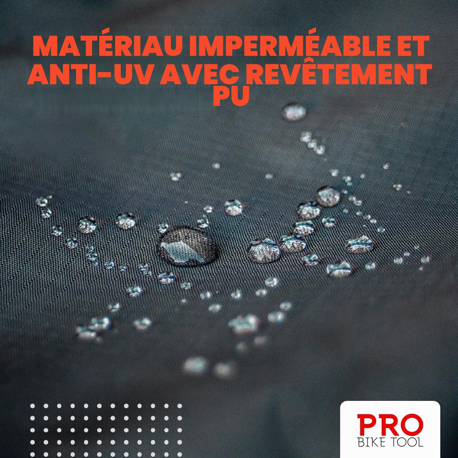 Housse de vélo Pro pour rangement de vélo en plein air - Grand 1, XL 1-2, XXL 2-3 vélos - Matériau Ripstop robuste, imperméable et anti-UV - Protection contre toutes les conditions météorologiques