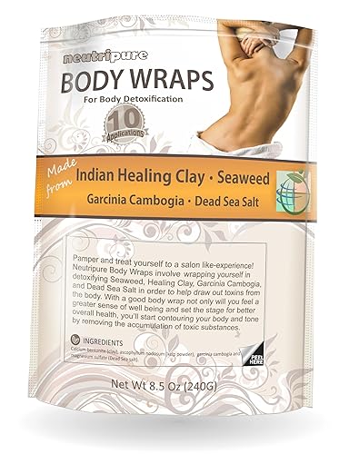 Bricolaje Slimming Body Wrap Fórmula de spá para uso doméstico algas barro curativo garcinio cambogia y sal del mar muerto