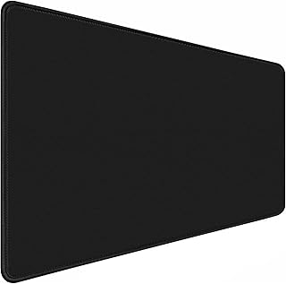 Large Size Gaming Mouse Pad Waterproof Non-Slip Ergonomic High Quality Ergonomic Design Perfect (Black)