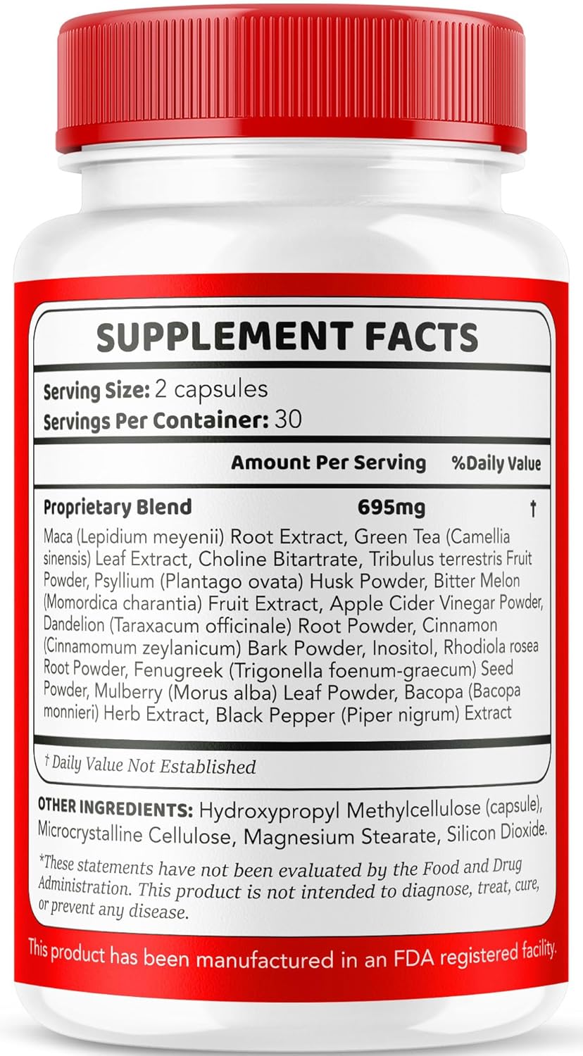 Glyco Boost Pro Glyco Optimizer - Official GlycoBoost Pro Capsules Advanced Supplement Support - Maximum Strength, All Natural Pills for Overall Health & Wellness, 60 Capsules for 1 Month - Image 8