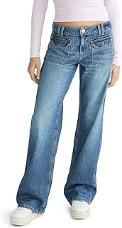 Women's Low-Rise Baggy Wide-Leg Jean