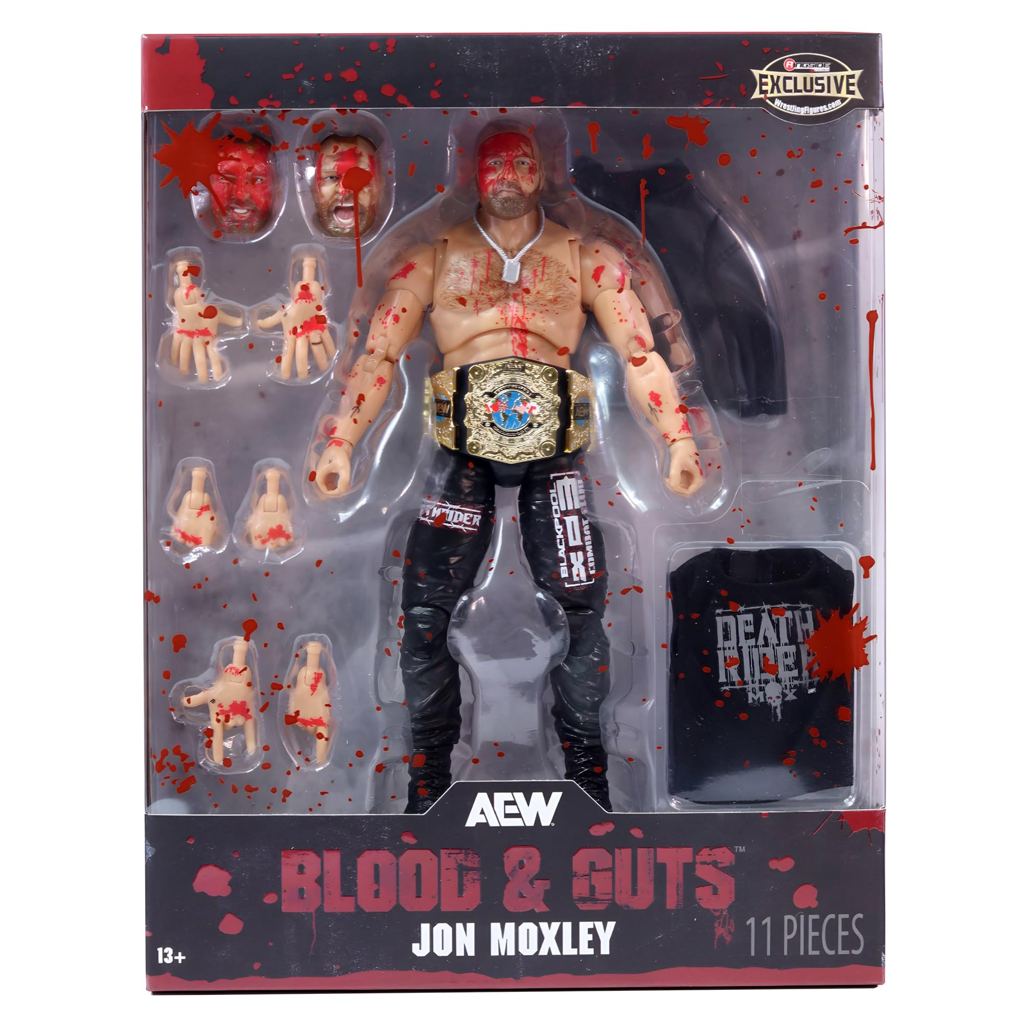Amazon.com: AEW Jon Moxley (Supreme Blood & Guts) Ringside