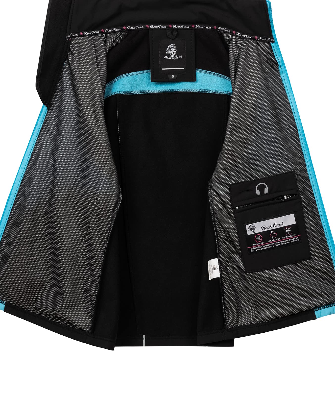 Rock Creek Softshelljacke Damen Outdoor Windbreaker D-467