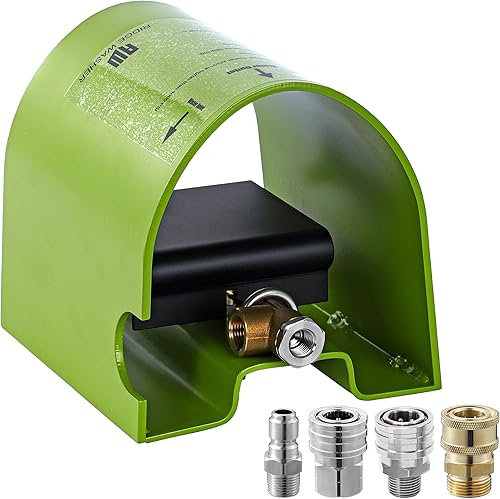 RIDGE WASHER Kit de chorro de alcantarillado de válvula de pie para lavadora a presión, válvula de bola de lavado eléctrico, válvula de control de