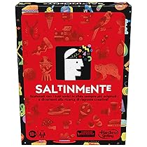 Hasbro Saltinmente Classico, Classico Gioco da Tavola per Famiglie e per le Feste, Party Game Multiplayer di Indovinelli per Adulti e Adolescenti da 13 Anni