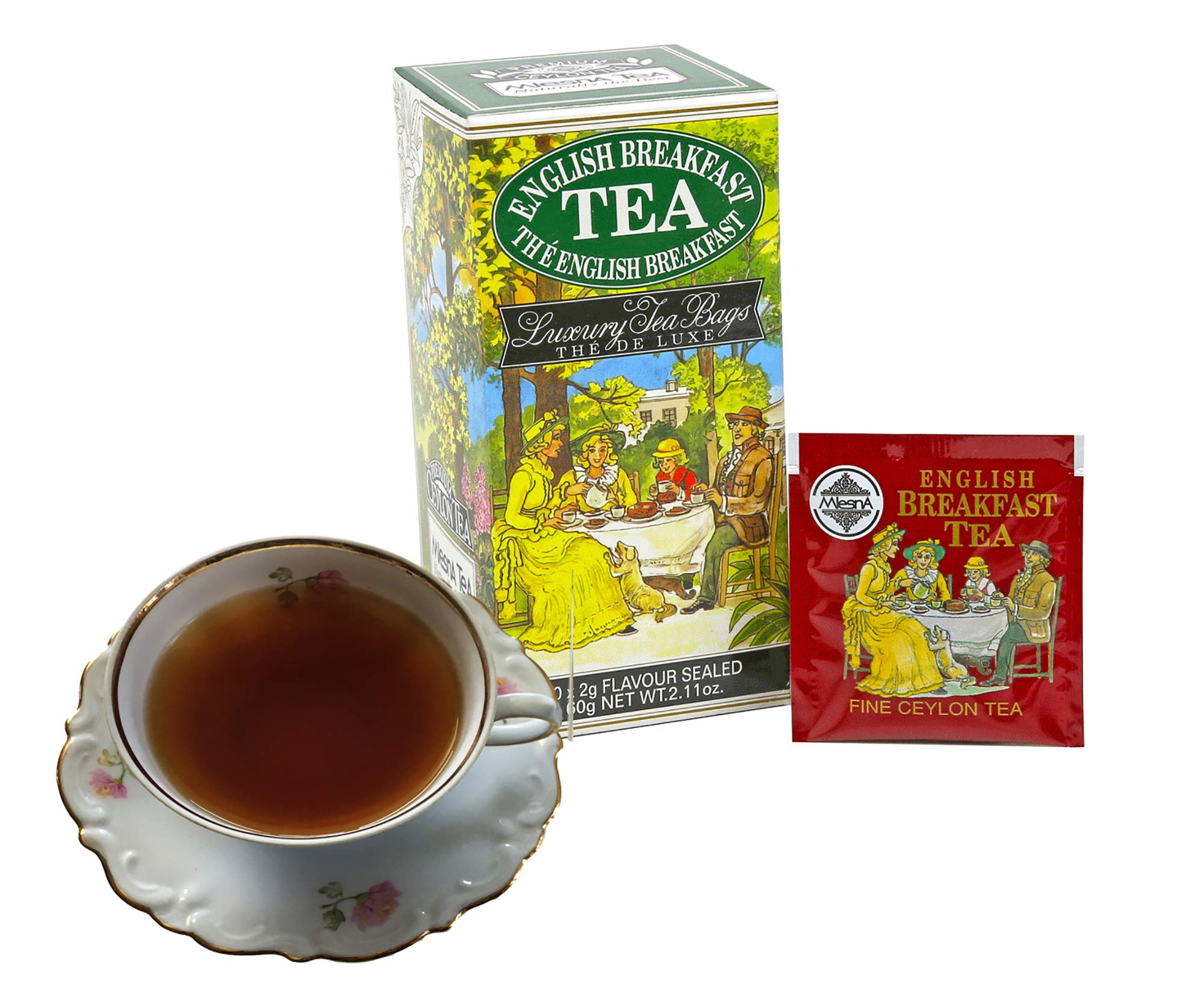 Buy Mlesna English Breakfast Pure Ceylon High Grown Black Tea 30