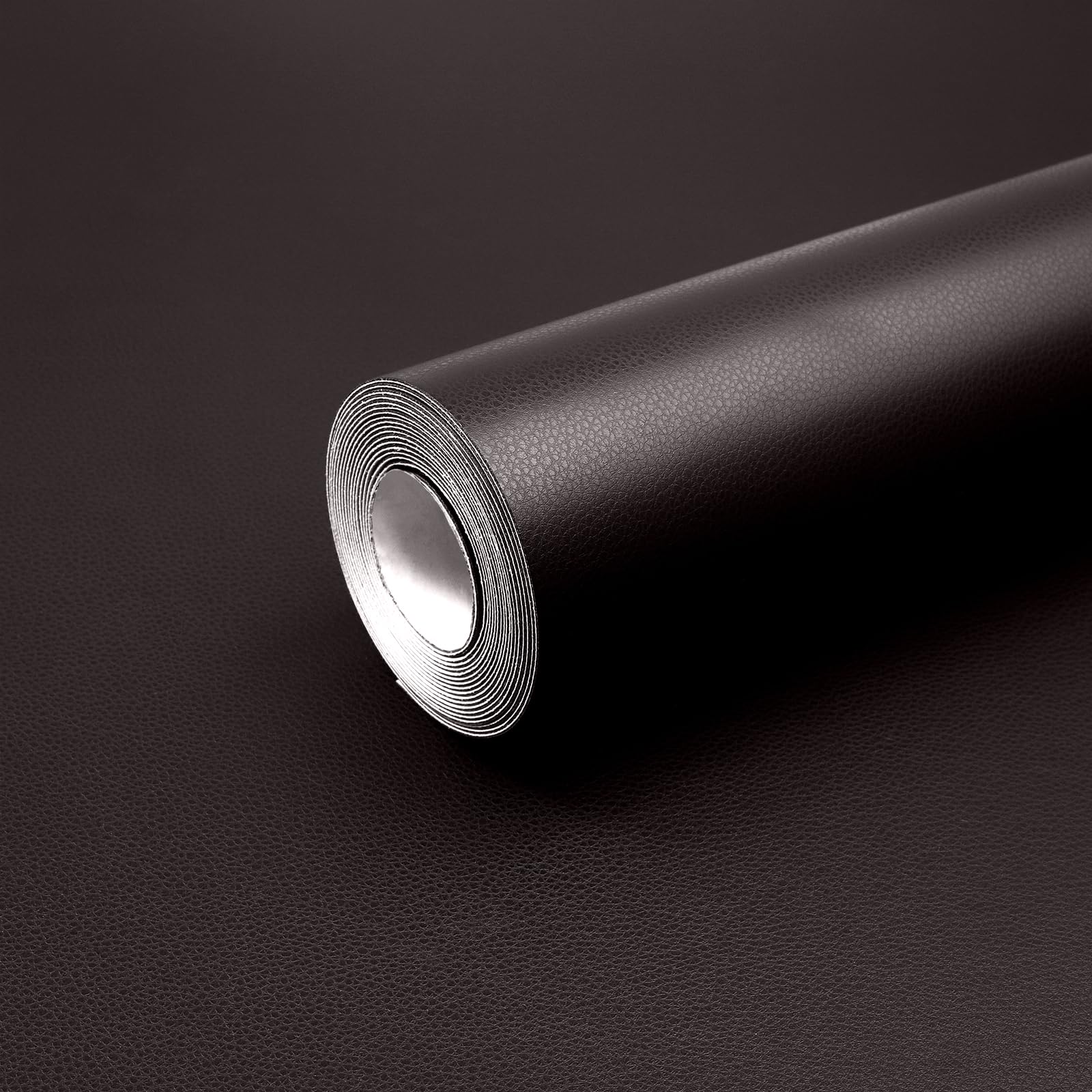 Kunstleder Selbstklebend Meterware Dunkelbraun Reparaturset 44x300cm - Selbstklebendes Leder Reparatur Set Autositz - Lederflicken Selbstklebend für Sofa - Leather Adhesive Covers