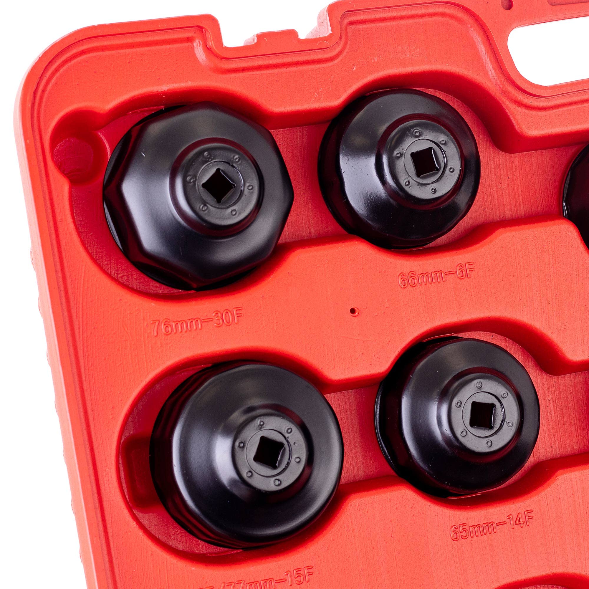 TC TECHNIC Jeu de 30 clés universelles pour filtre ŕ huile 3/8"