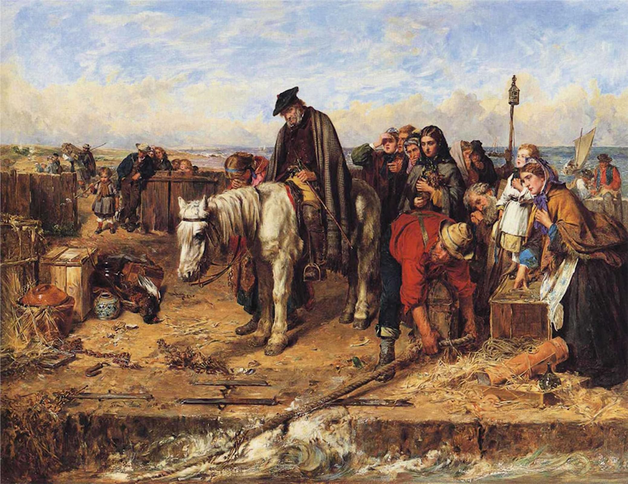POSTERIIk Famous Print Pop Art Wall Art Graffiti the Last of the Clan by Thomas Faed Art Prints for Home Decor 60x90cm