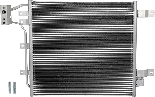 SCITOO Condensador de aire acondicionado 4239 compatible con Jeep Wrangler 2014-2015 para Jeep Wrangler 2012-2017 para Jeep Wrangler 3.6L 2018 para
