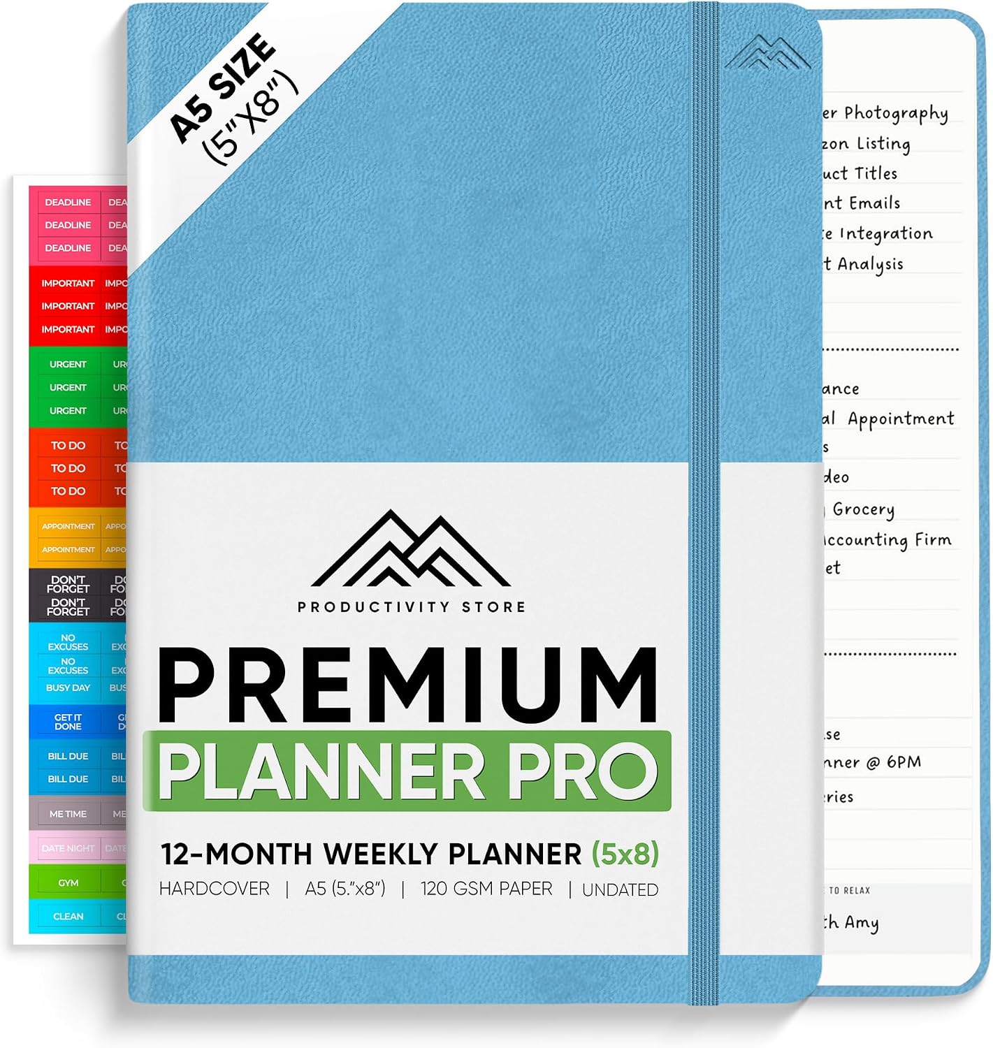Papier Planner Legend Planner Daily For 3 Months U2013 Undated Monthly  Weekly & Daily Planner To Hit Goals. Organizer & Productivity Journa