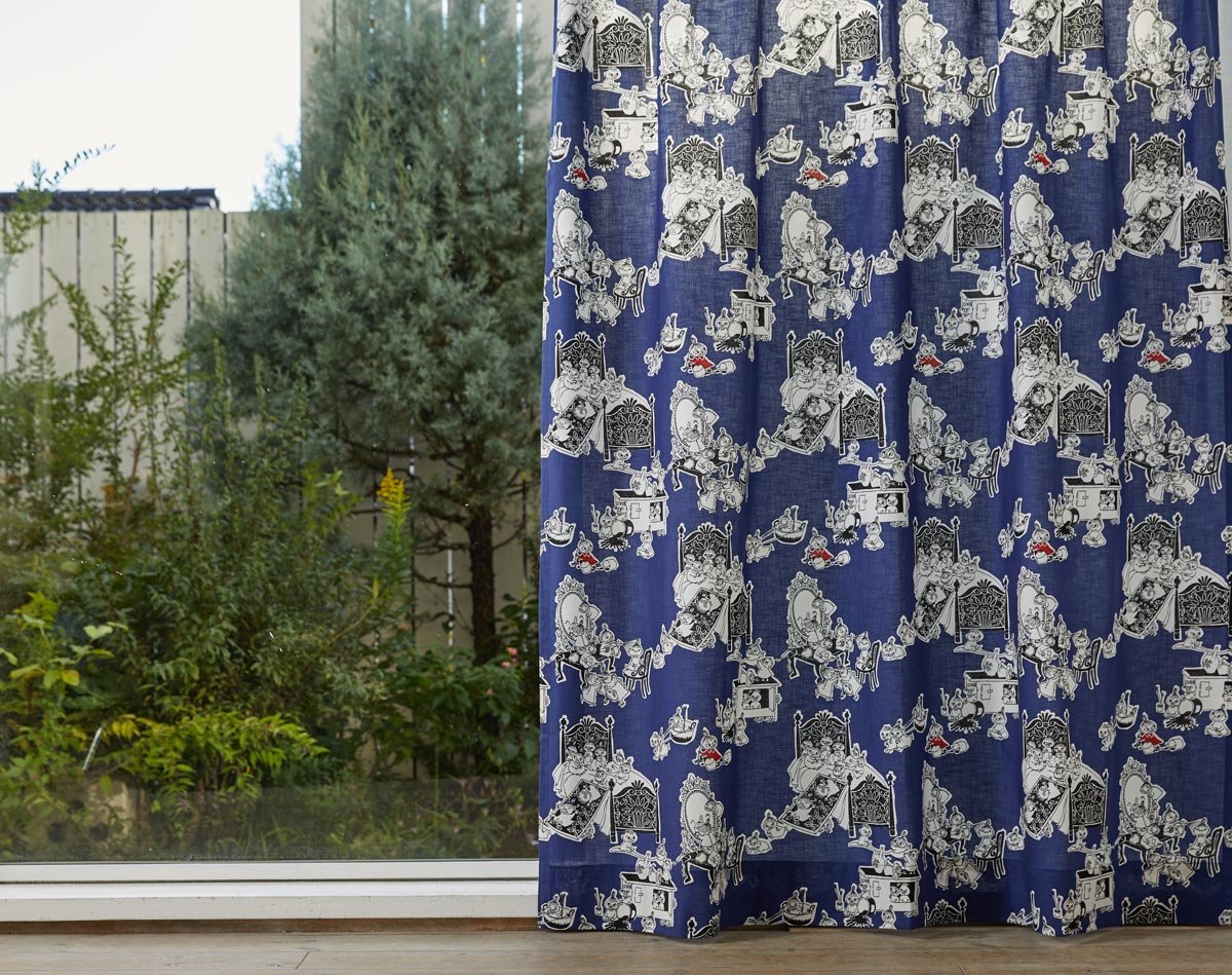 Amazon｜クォーターリポート ( MOOMIN ) ムーミン カーテン ミイが