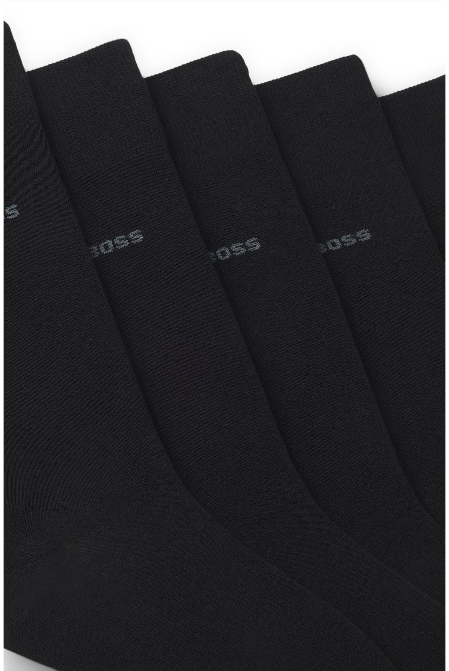 Boss Mężczyźni Rs Color Cc Skarpety, Czarny, 43-46 EU/5 Par