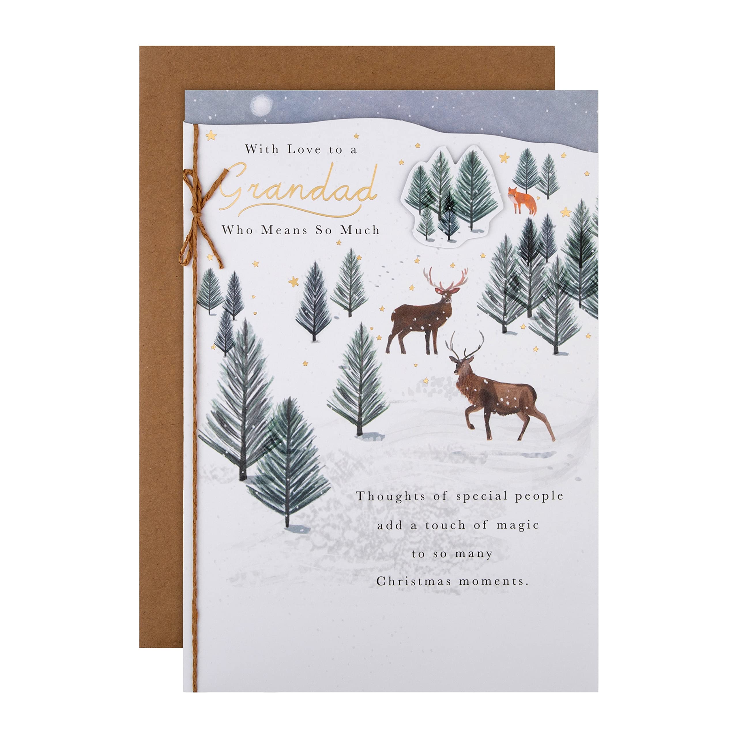 Hallmark Carte De Noël Pour Grand-père – Motif Traditionnel