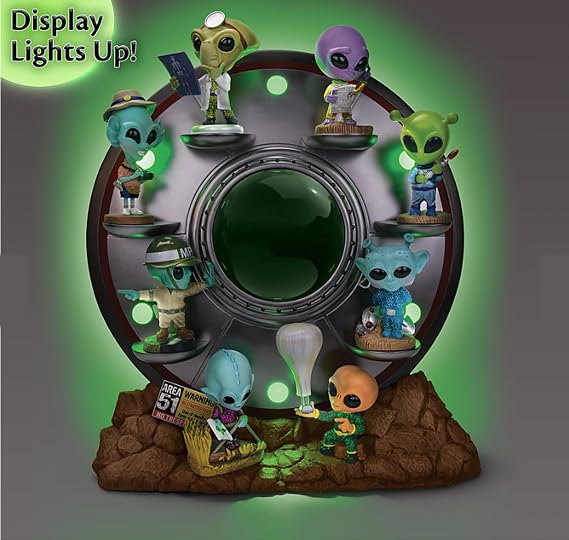 The Ashton-Drake Return to Roswell Alien Figure Collection, Illuminated UFO Display