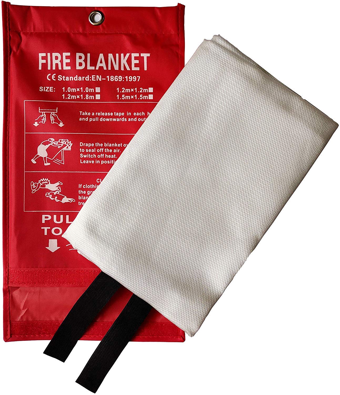 Coperta Antincendio In Fibra Di Vetro Coperta Isolante Termica Ignifuga Per Oro Di Emergenza