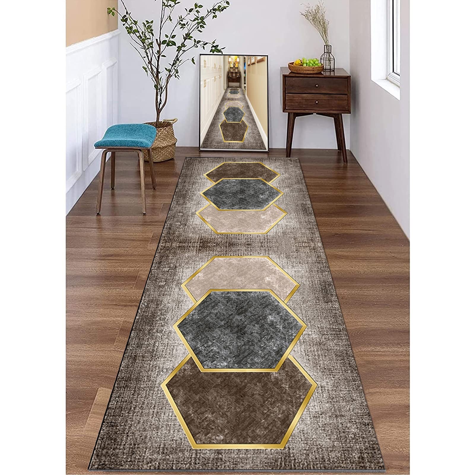Bardzo długi korytarz Wąskie dywaniki, 60 cm/70 cm/80 cm/100 cm szerokości, dekoracyjne korytarze dywanowe, komercyjne dywan hotelowy hotel hotel dywanik (Size : 60x150cm)