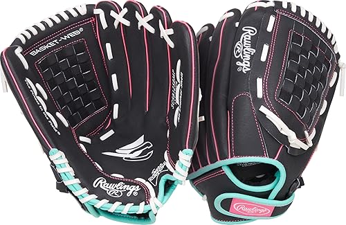 Miniatura 7 de Rawlings Serie Sure Catch - Guante de sóftbol juvenil Tamaños 10" - 12.5" Múltiples estilos