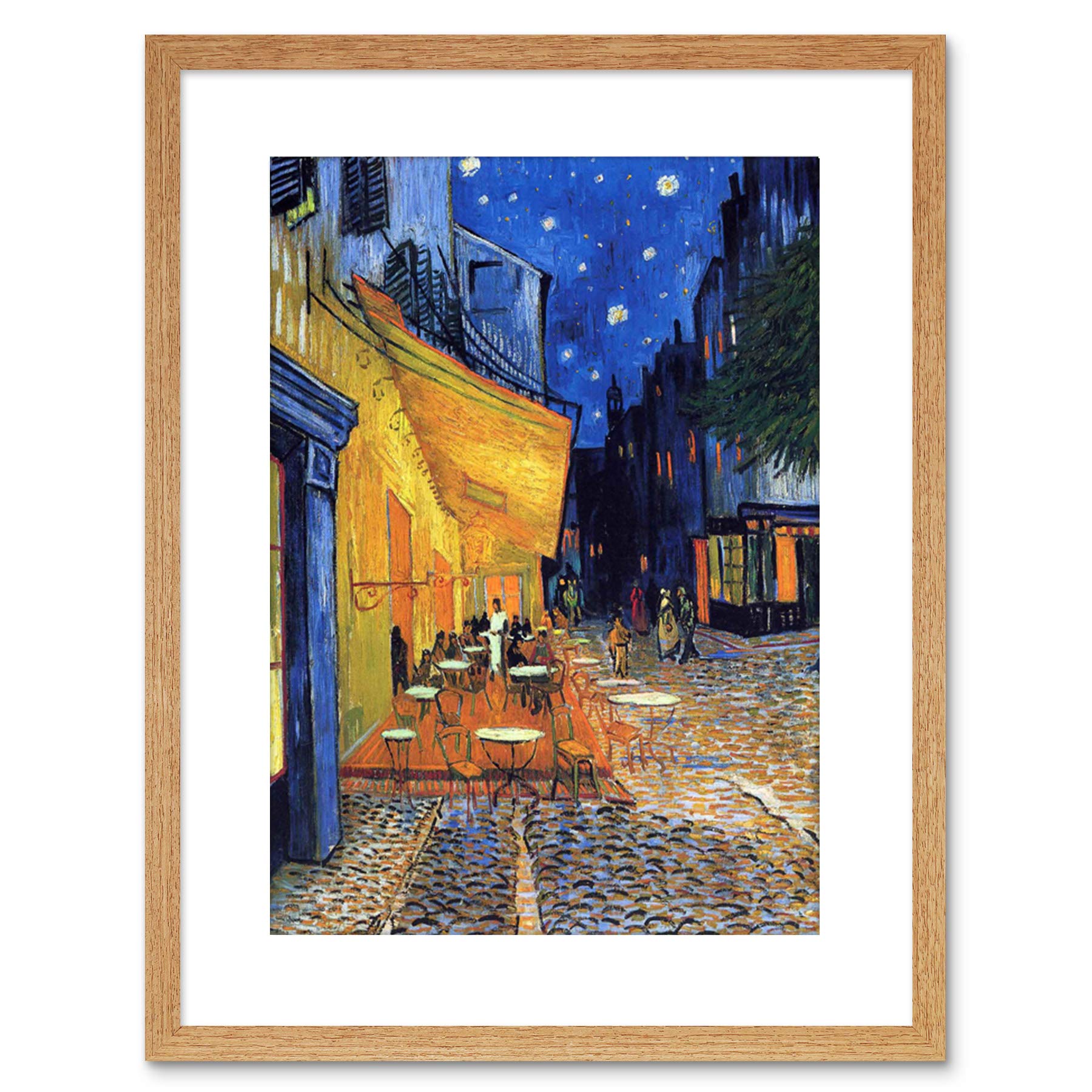 Wee Blue Coo Van Gogh Cafe Terrace Place Du Forum Arles 1888 Framed Wall Art Print