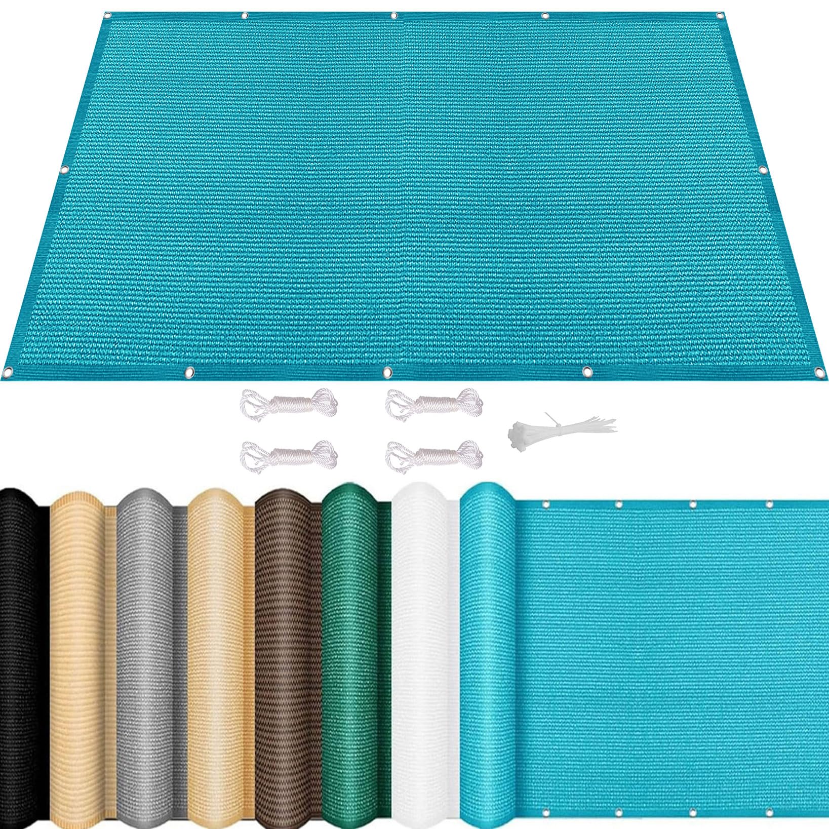 Voile d'ombrage indéchirable 230 x 350 cm pour stopper la chaleur du balcon
