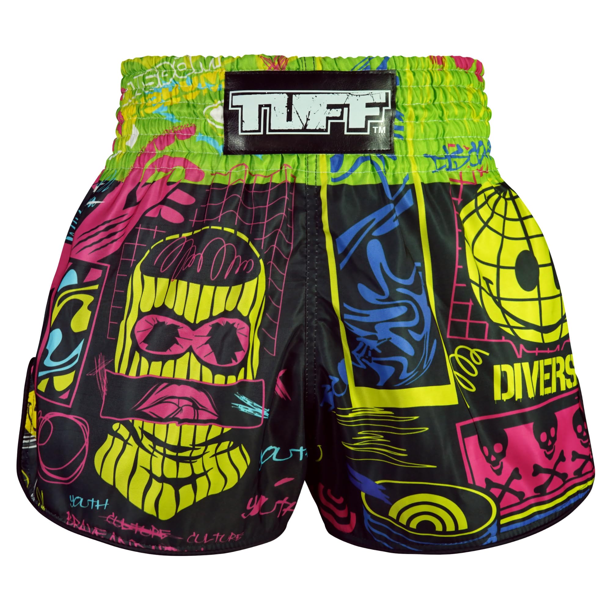 Tuff Sport Muay Thai Boxshorts Retro Styles Classic Slim Cut MMA Kickboxen Workout Set
